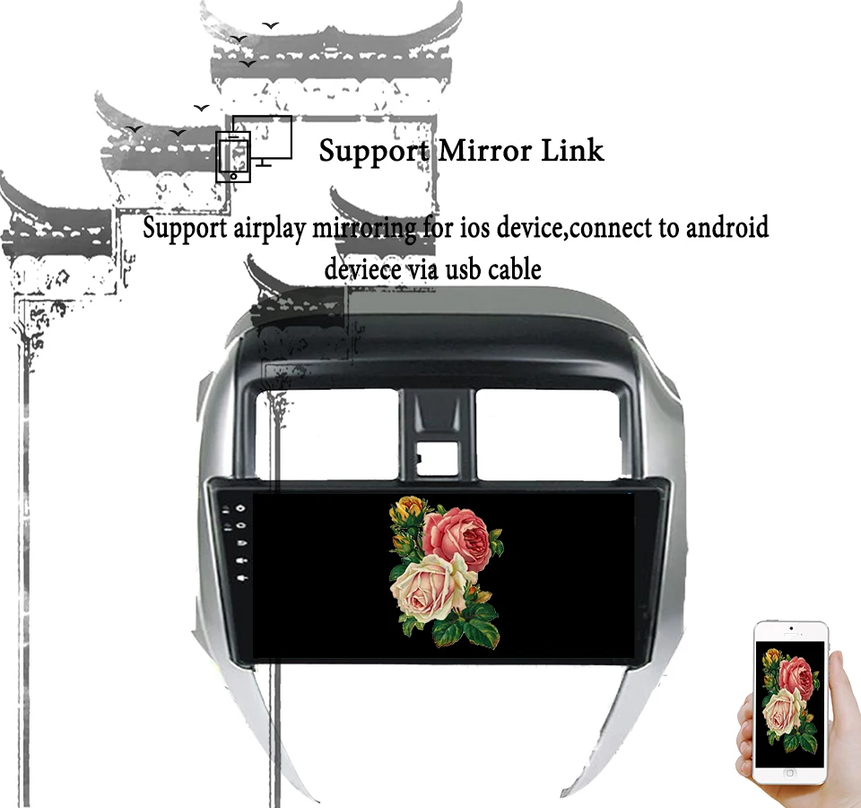 Top 10.1inch 1024*600 Octa Core Android 9.1 Car DVD Multimedia GPS Navigation for Nissan Sunny 2014-2016 - 18 Head Unit System 1 Top 10.1inch 1024*600 Octa Core Android 9.1 Car DVD Multimedia GPS Navigation for Nissan Sunny 2014-2016 - 18 Head Unit System 1