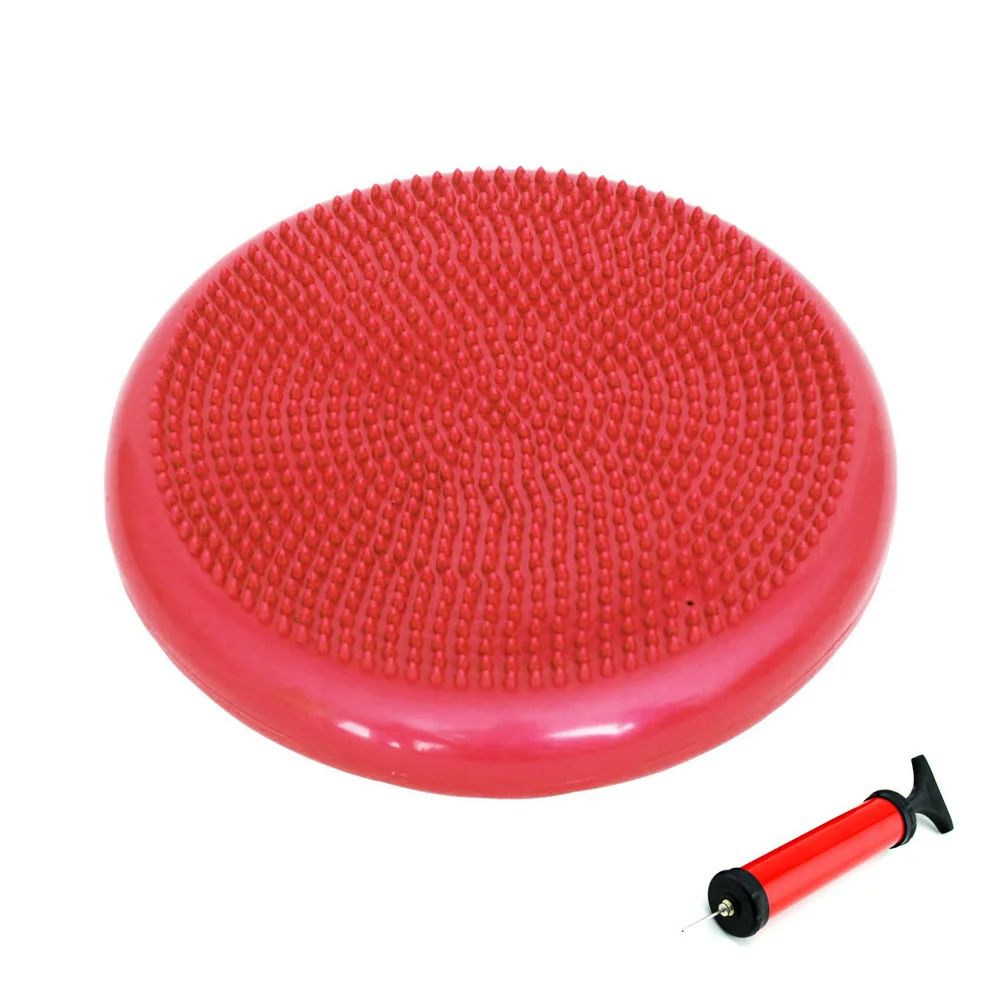 

Universal Massage Ball Cushion Inflatable Foot Massage Mat Wobble Stability Yoga Balance Disc Gym Fitness Air Seat Disks EDF88