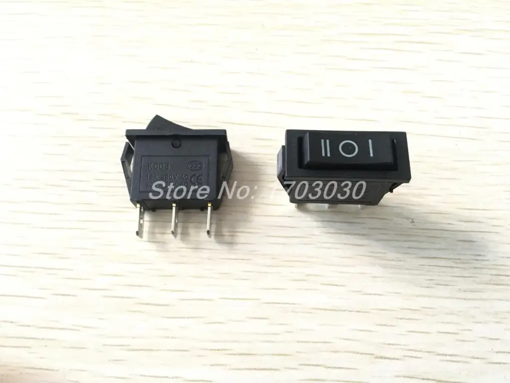 

2pcs Hot Air Gun AC 250V/15A Single Pole Dual Throw ON/OFF/ON Rocker Switch
