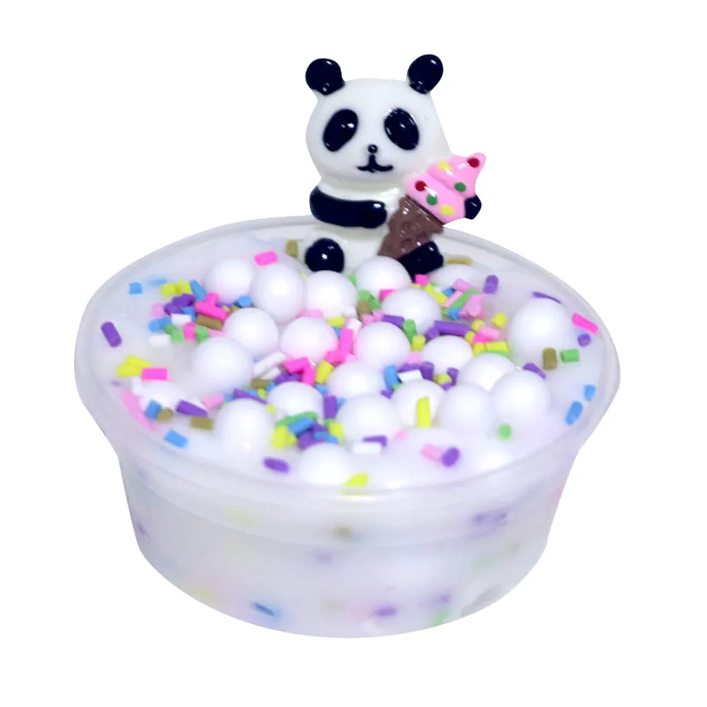 

Panda Beads Slime Clay Sludge Toy Kids Adult Stress Relief Plasticin Toys Gift