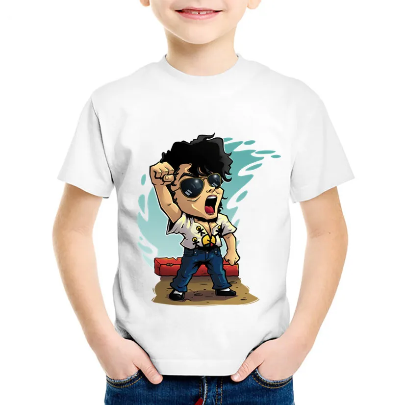 Children Cartoon Michael Jackson Funny T shirt Kids Rock N Roll Summer Tops Baby Boys/Girls Casual Clothes,HKP5144 Men’s Clothing cb5feb1b7314637725a2e7: White G|white-A|white-C|white-I|white-J