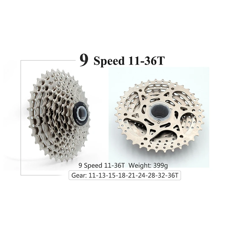 VG sports 9 speed 11-50 T/46 T/42 T MTB кассета велосипедная Звездочка свободного хода cdg 9S горный велосипед свободного хода 11-40 T/36 T Сверхлегкий