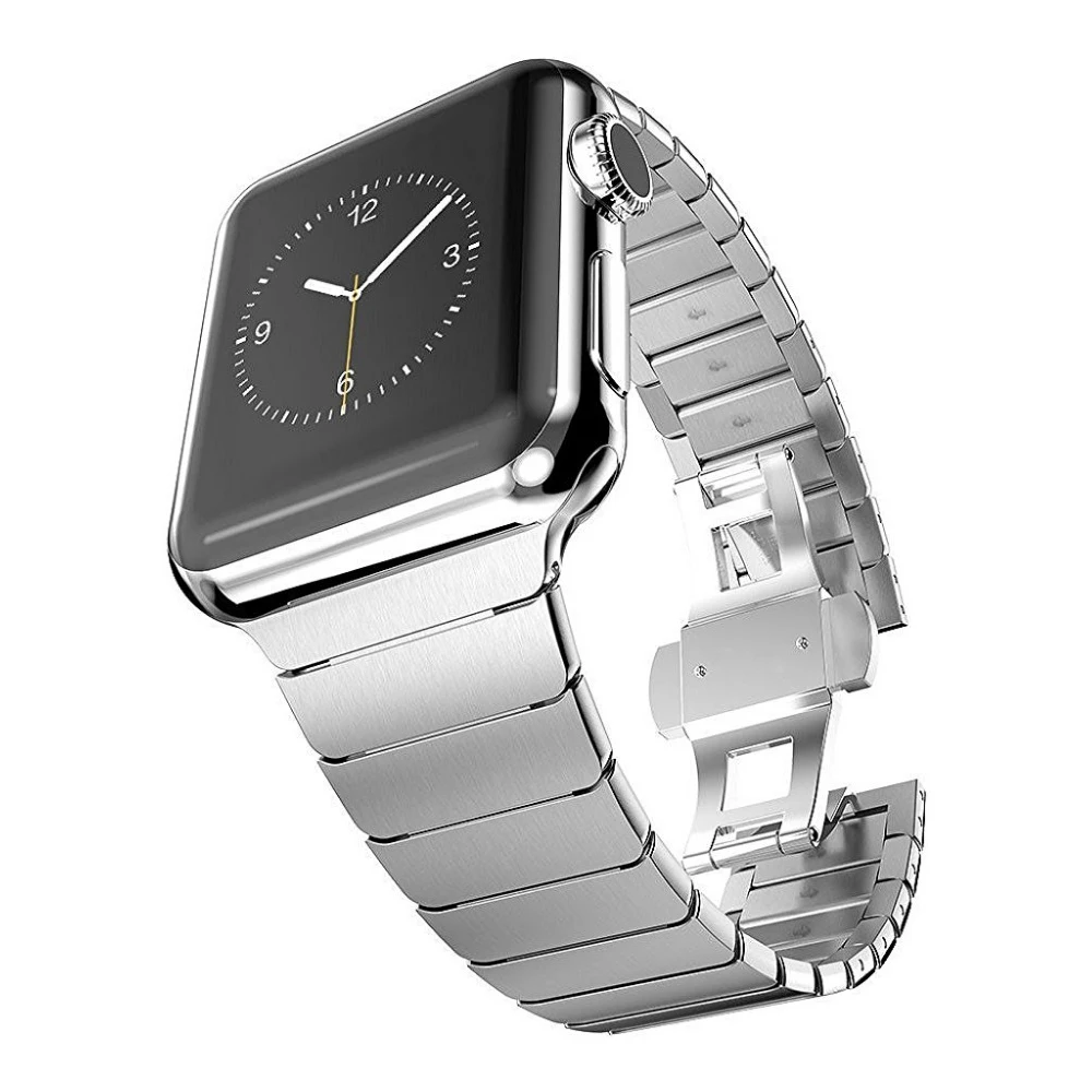 Браслет для Apple watch металлический ремешок из нержавеющей стали iWatch 3 42 мм Series 6 5 SE 40