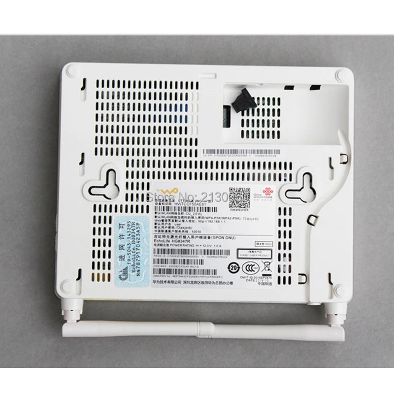 20 шт. HG8347R EPON GPON ONU HGU Modo маршрутизатор FTTH 1GE+ 3FE+ 1TEL+ 1USB+ wifi с английской версией