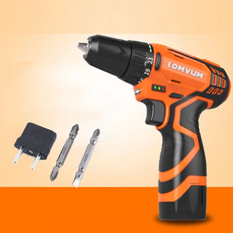 

12V 16.8V 25V Battery Screwdriver Electric Screwdriver Power Tools screw gun Electric Cordless Rechargeable Screwdriver