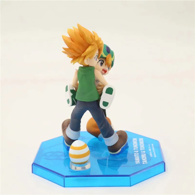Anime Digital Monster Ishida Yamato Takaishi Takeru Punimon  Action Figure Toys Digimon Adventure Figuras Dolls Brinquedos Gift 10cm (2)