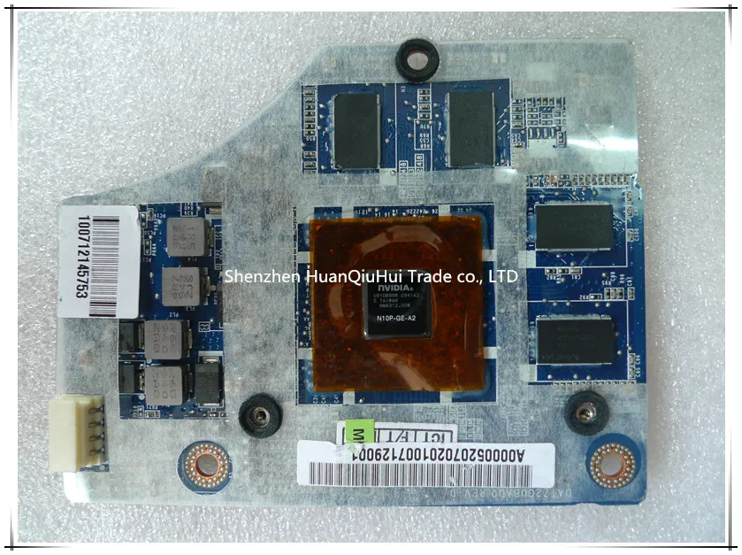  Original For TOSHIBA X500 P500 GT330M 1G N10P-GE-A2 Graphics Card Video Card full tested  