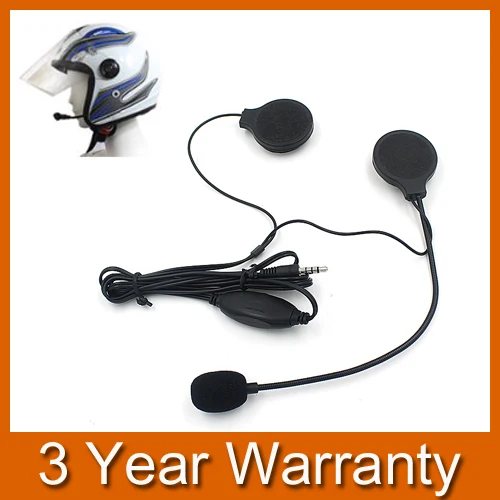 3.5mm Motorbike Motorcycle Helmet Earphone Headset Heaphones Stereo
