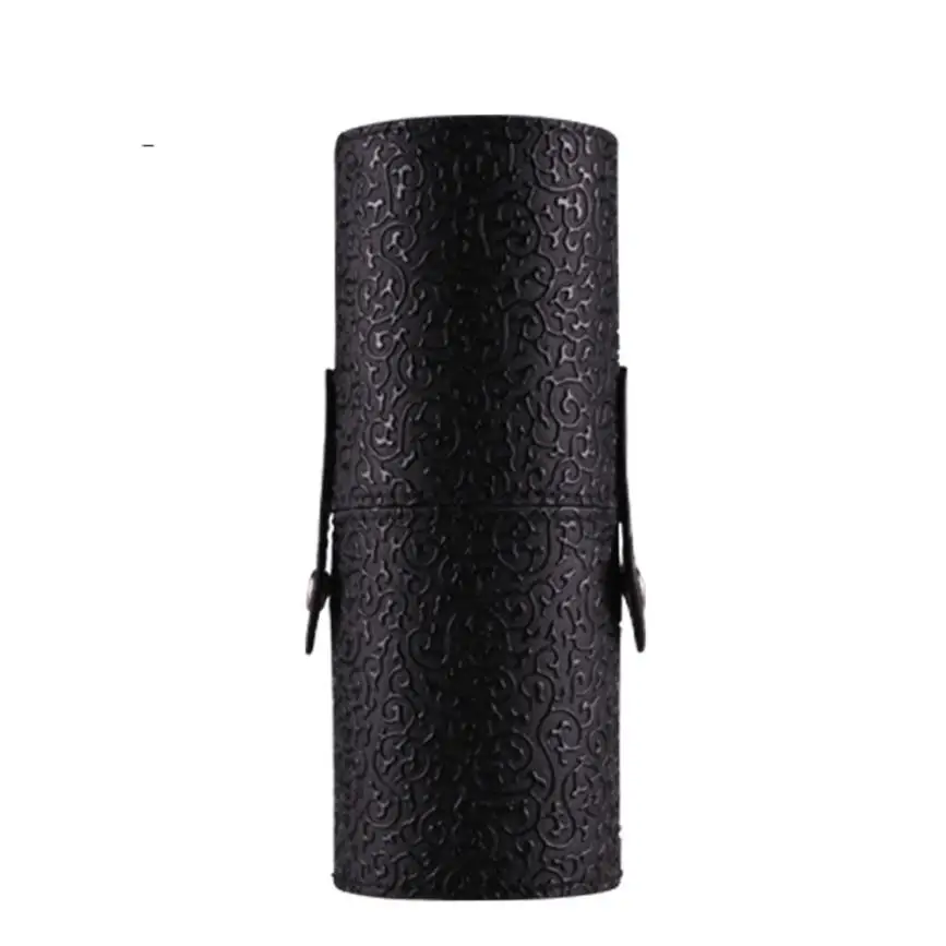 

Hot!Hot Professional Leather Cosmetic Case Portable Storage Makeup Bags Organizer Brush Holder Cup DX29