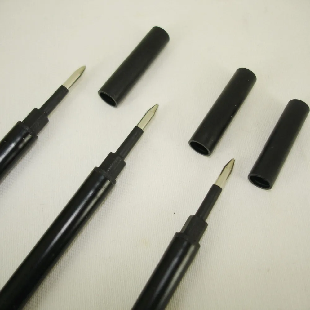 100 шт. гелевая чернильная ручка для заправки свинцовой формы Размер 0,5 мм для жидких чернил ручка офисный аксессуар роллербол канцелярские части от ручки
