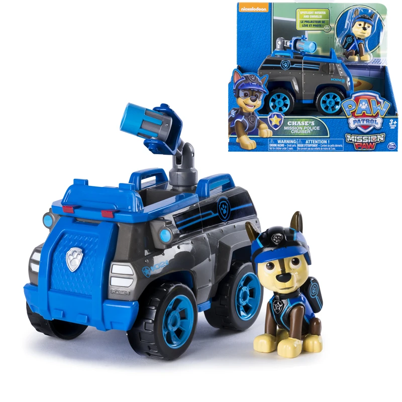 

New Genuine Paw Patrol Toy Car Chase Have Box Ryder Skye Everest Action Figure Anime Figure Model PVC Toy for Children Gift