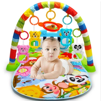 

Baby Play Mat Rug Toys Kid Crawling Music Play Game Developing Mat with Piano Keyboard Infant Carpet Education Rack Toy