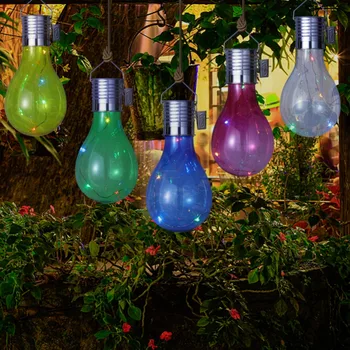 

Litake LED Hanging Lamp with Light Sensor Decorative Bulb Lawn Lamp for Outdoor Garden Camping