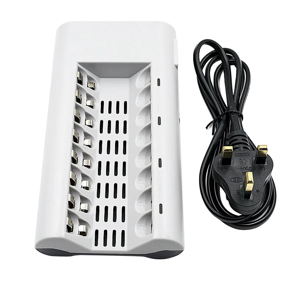 8 Slots Charger AA / AAA Ni MH / Ni Cd Batteries Rechargeable Battery
