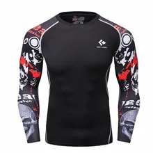 font b Men b font Compression font b Shirts b font MMA Rashguard Keep Fit