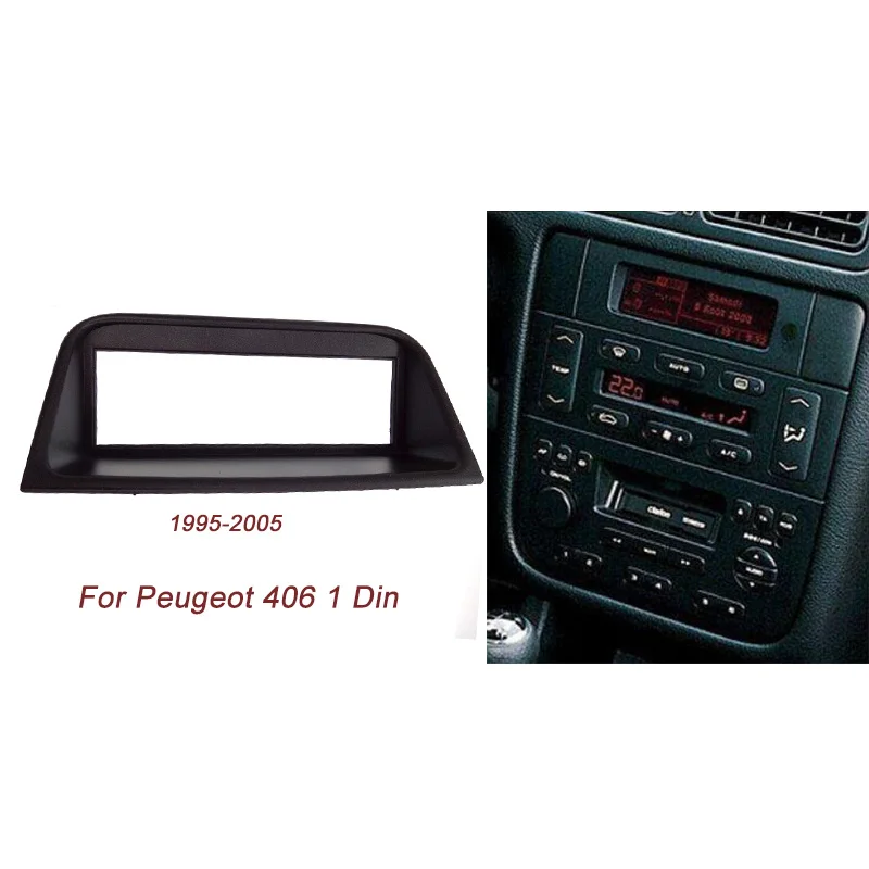 Фасции для PEUGEOT 406 Стерео Радио, DVD, GPS стерео CD панель Dash One Din аудио фасции крепление Установка отделка комплект рамка