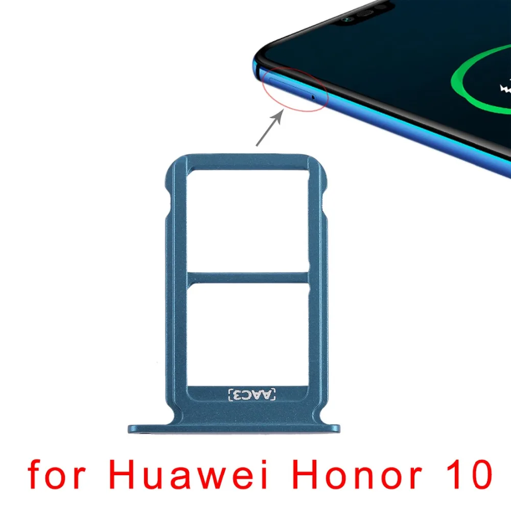 SIM Card Tray for Huawei Honor 10/7S/Play 7 /Nova 3 Replacement repair parts аккумулятор vixion hb386589ecw для huawei p10 plus mate 20 lite view 10 honor play nova 3 3 8v 3750mah