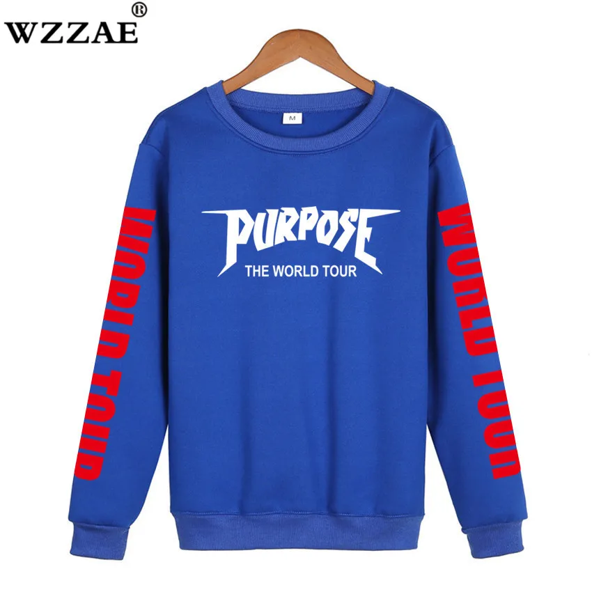 Justin Bieber hooded hoodie 2019 Purpose Zipper Hoodies With Cap Men Fashion Hoodies Kpop mens hooded sweatshirt Fashion