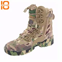 TENNEIGHT Открытый Пустыня Охота Армейские ботинки мужские Армейские сапоги камуфляжные спортивные скальные туфли путешествовать ходьбы
