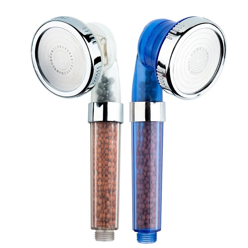 

2018 Healthy Negative Ion SPA Filtered Adjustable Shower Head with Three Shower Mode Negative Lon SPA Shower Head