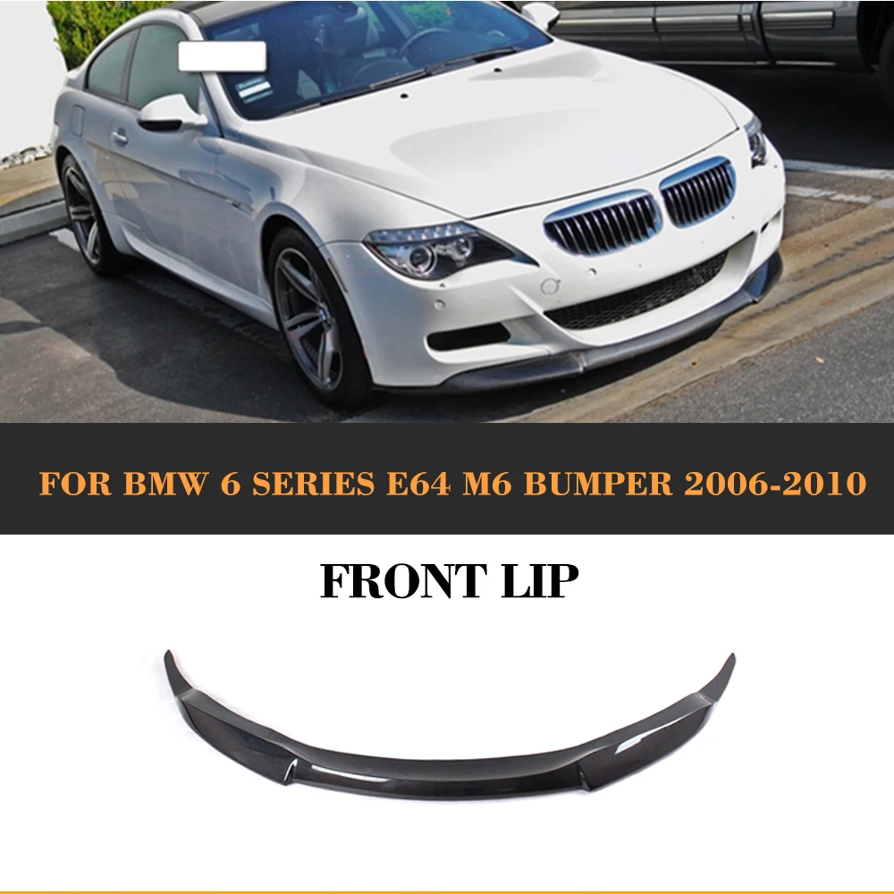 

carbon fiber front lip Front Diffuser Lip Spoiler Body kit for BMW E63 E64 M6 2006 2007 2008 2009 2010