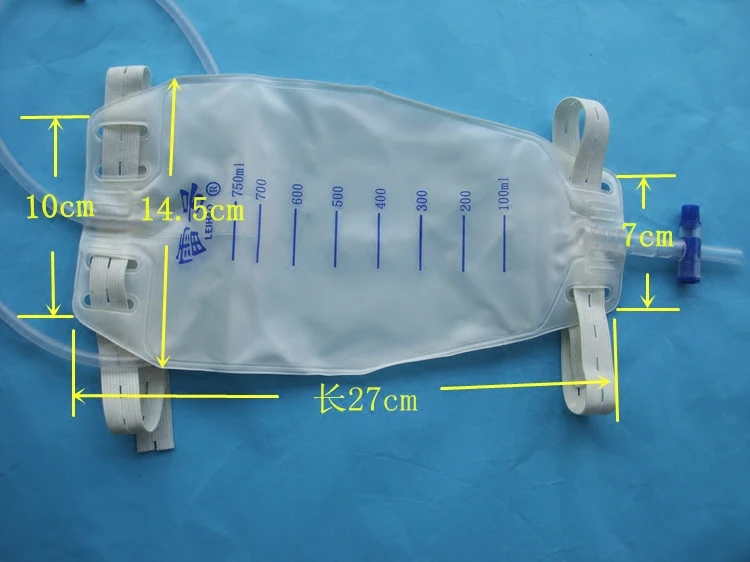 10 шт мешок для ног 750 мл/500 мл одноразовый мешок для мочи, мешок для сбора мочи
