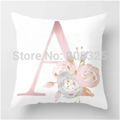 letter pillow case