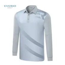 Мужская весенне-осенняя футболка поло с длинным рукавом для гольфа, быстросохнущая дышащая футболка для гольфа, спортивная одежда для мужчин, 4 цвета