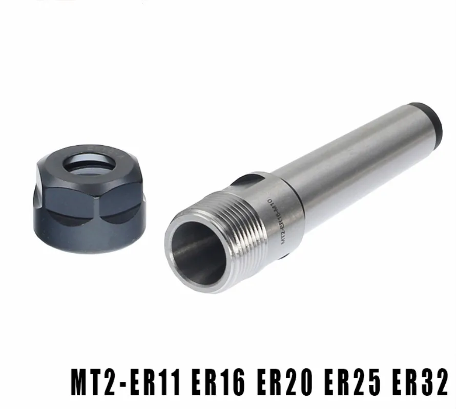 

ER32 ER25 ER20 ER16 ER11 MT2 M10 MTA2 Drawbar CNC Milling Steel Material Collet Chuck Holder