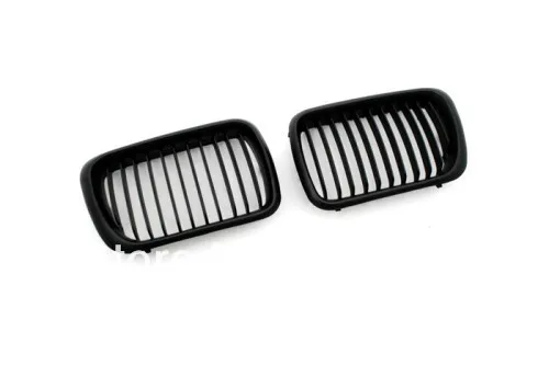 

Replacement Euro Style Matte Black Front Grille For BMW E36 97-99 3 Series