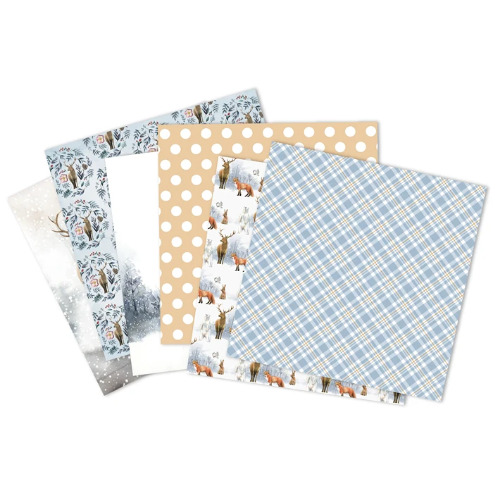 Winter-wonderland-Scrapbooking-paper-pack-of-24-sheets-handmade-craft-paper-craft-Background-pad-55 (1)