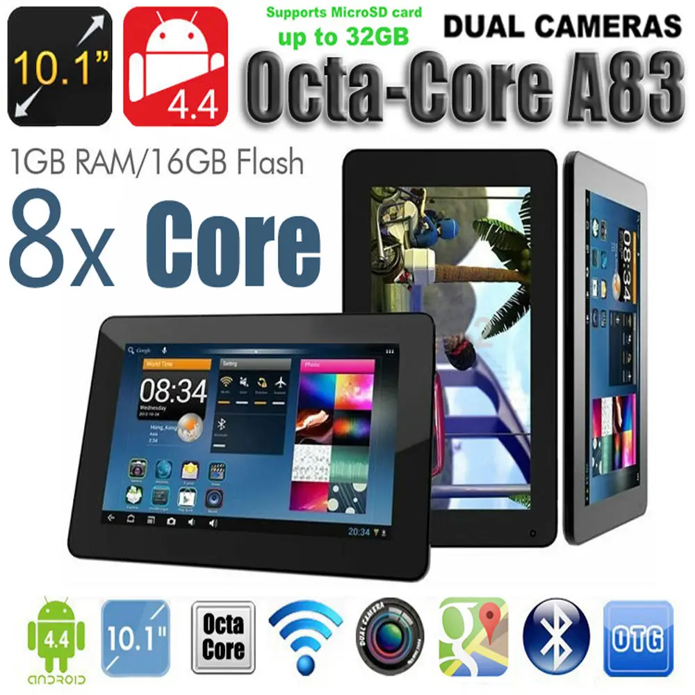 

Free Shipping 2016 Gift Tablet PC 10" Octa Core 16GB Boda Keyboard ANDROID Lollipop 5.1 TABLET PC CAPACITIVE PAD TAB Bluetooth