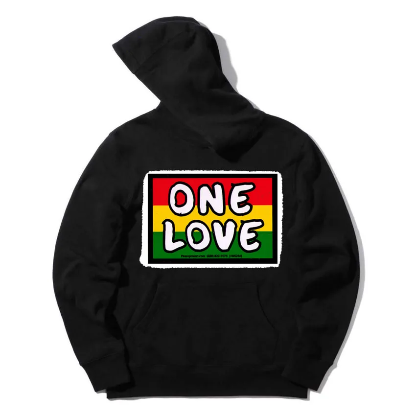 Боб Марли одна любовь одно сердце Reggae рок стиль кофты Винтаж модные Демисезонный Толстовки