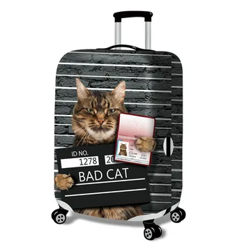 

Thicker Cartoon Cat Dust Cover Bags Apply to 18''-32'' Suitcase 3D Printing Luggage Protective Cover Travel Luggage Accessories