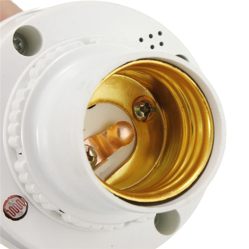 AC220V светодиодный светильник E27 лампа база датчик задержки переключатель лампа звук Голосовое управление держатель адаптер гнездо светильник ing аксессуары
