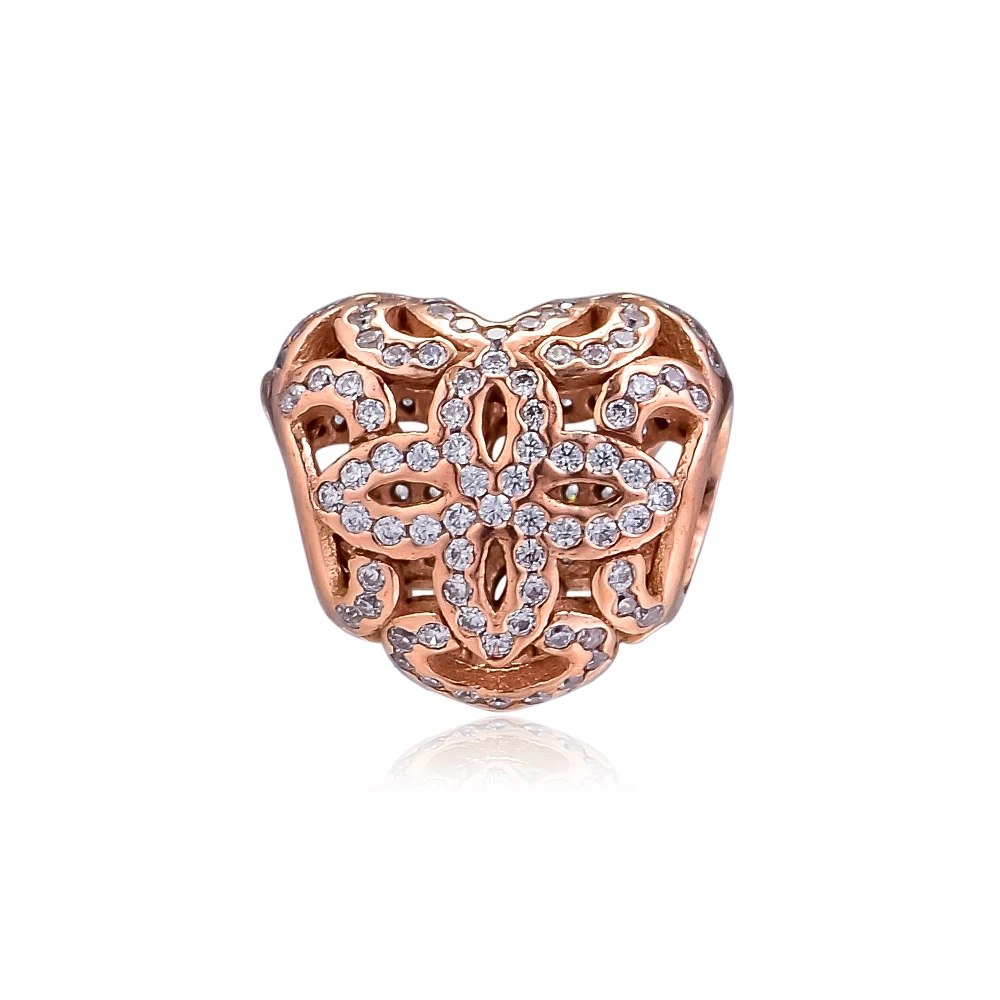 

Женское Ожерелье из стерлингового серебра 925 пробы с подвеской в виде Розы, подарочные Браслеты mujer