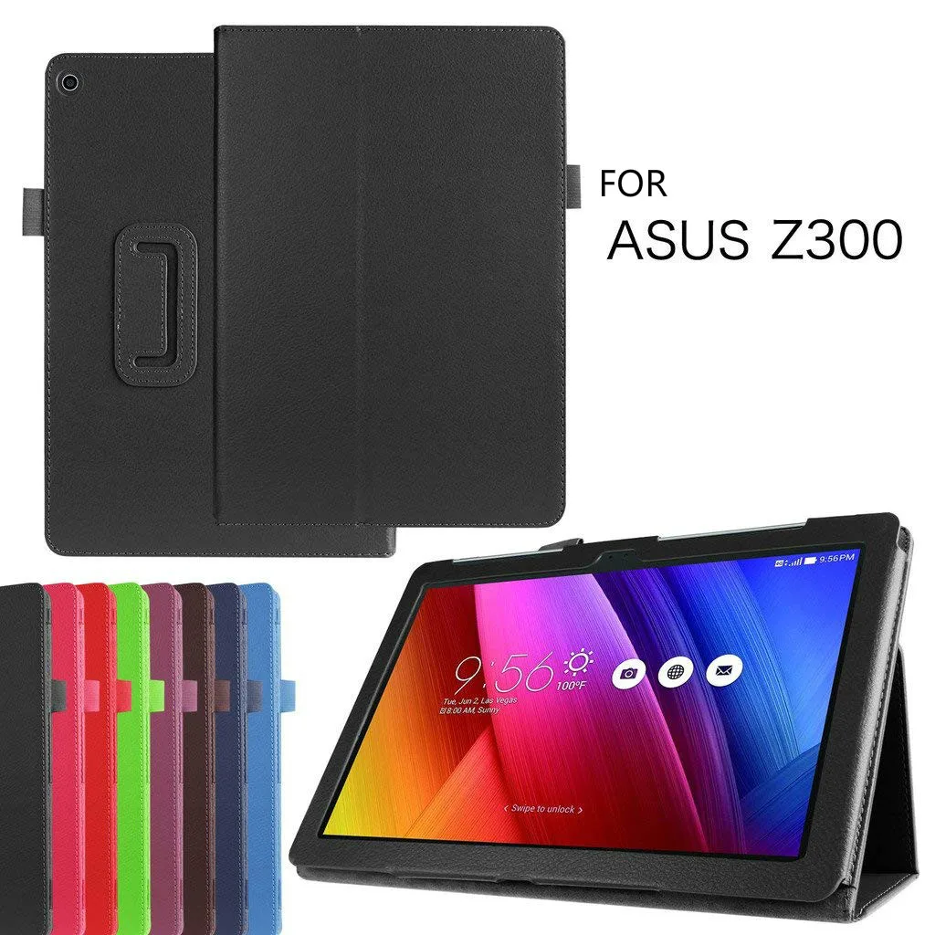 Для Asus ZenPad 10/Z300 Z300C Z300CL Z300CG Z300M Z301 Z301ML 10," дюймовый планшетный чехол откидной держатель из искусственной кожи чехол с автоматическим включением