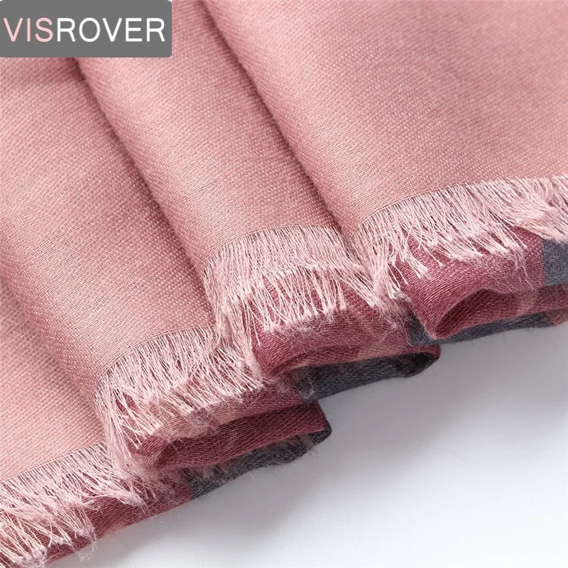 VISROVER 2018 Женский Бренд Viscosa модный шарф в горошек с принтом мягкий пашминовый