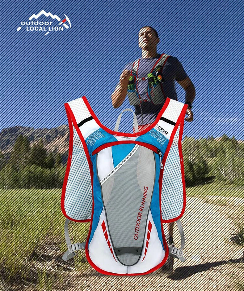 Flash Deal 2017  NEW LOCAL LION Cycling Backpack With 1.5L Water bag Marathon For Men Sports Bike Bag Rainproof Mountain Bike Backpack Bags 0