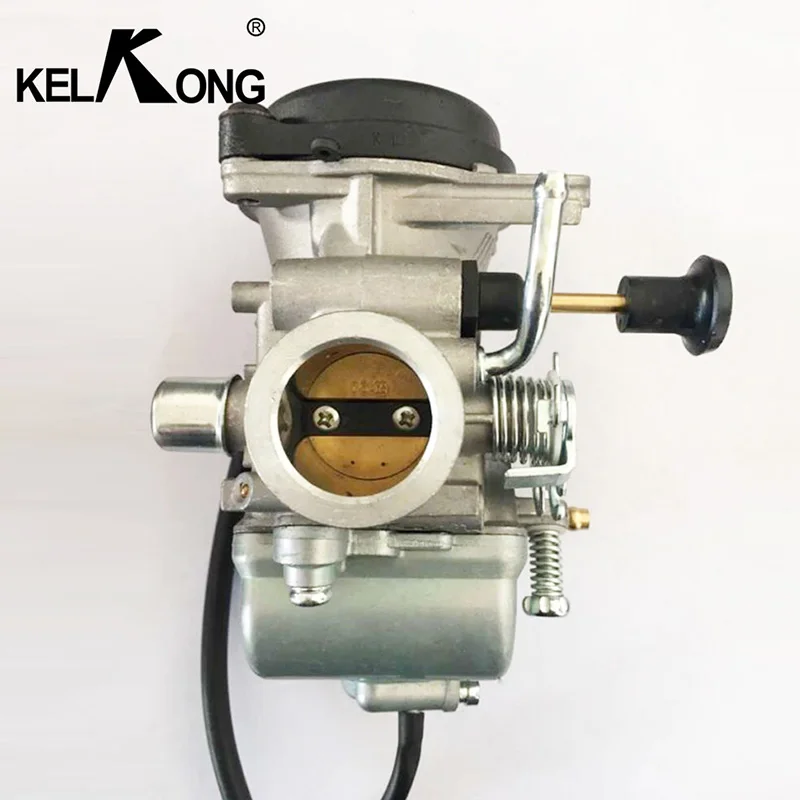 KELKONG Карбюратор Carb для Suzuki GN125 1994-2001 GS125 Mikuni 125cc EN125 GN125E 26 мм - Цвет: Серебристый