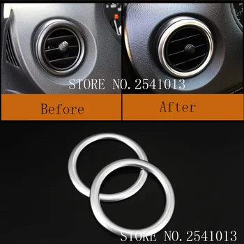 

DEE ABS Accessories for Mercedes-Benz VITO 2016 Interior Front Air Outlet Frame Trim Strip Chrome Brilliant Plate Sticker