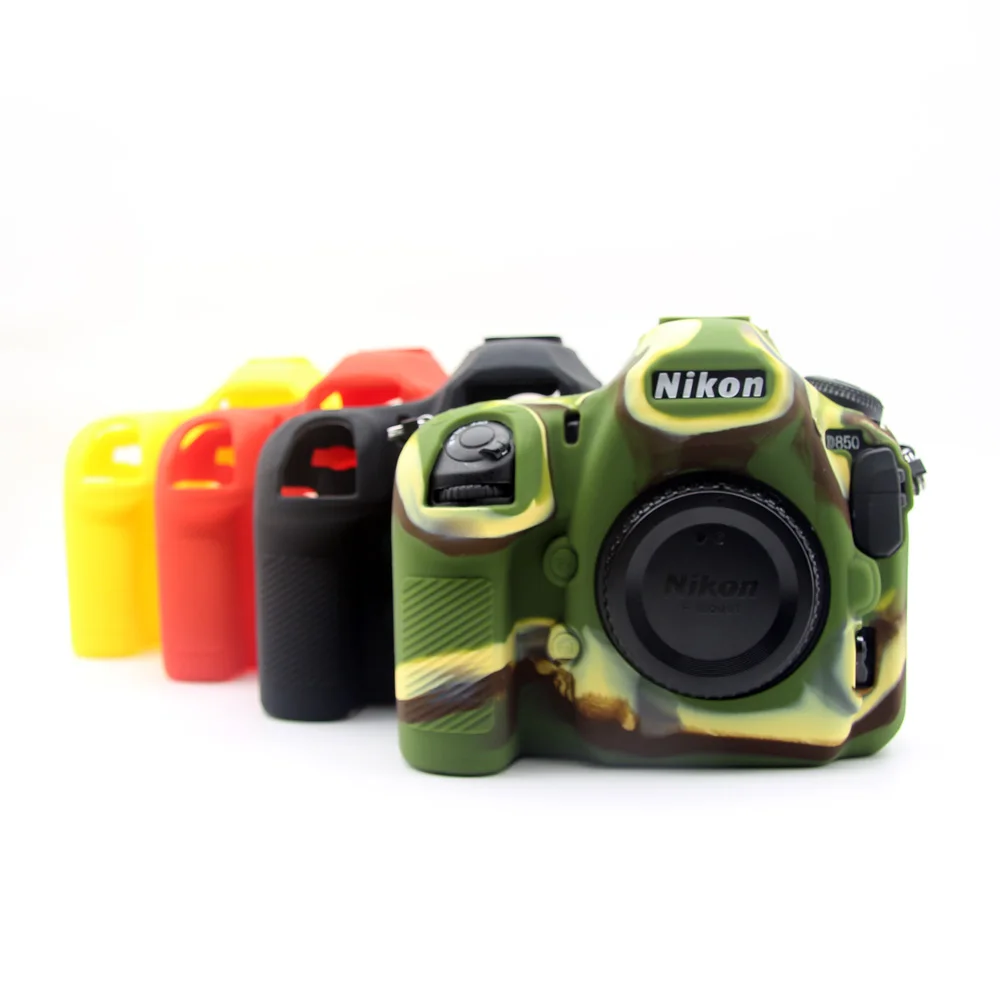 

Soft Silicone Case Camera Protective Body Bag For nikon d850 Rubber Cover Battery Openning d850 Camera Bag