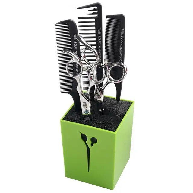 Hair Scissor combs Clips Holder Box Salon Hairdressing Tools Holder