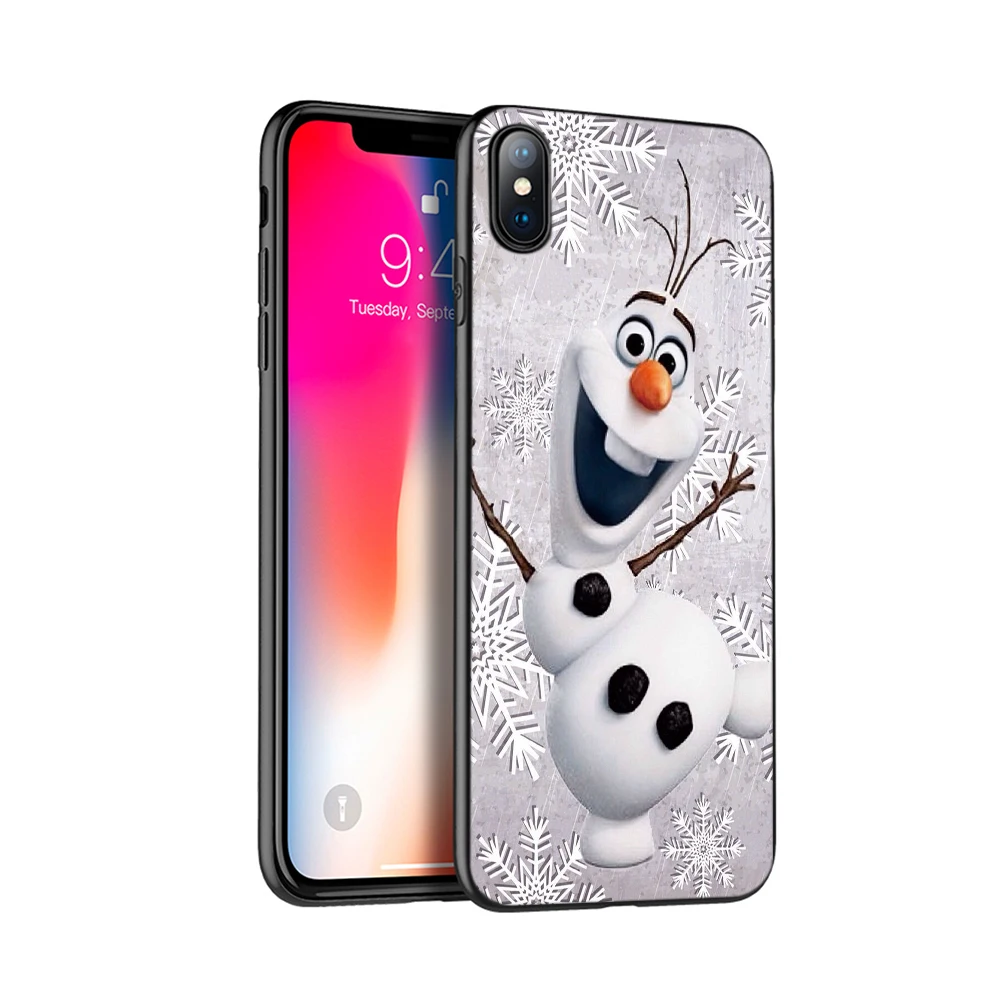 Черный чехол ТПУ для iphone 5 5s se 6 6s 7 8 plus x 10 чехол силиконовый чехол для iphone XR XS 11 pro MAX чехол Олаф - Цвет: 15331