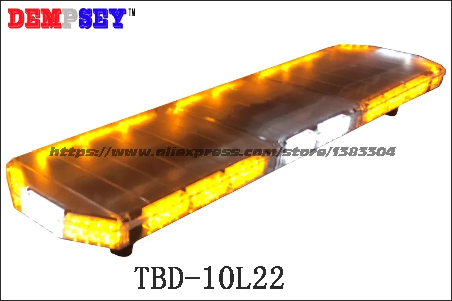 TBD-10L22 светодиодный автомобильный светильник, янтарный и белый аварийный предупреждающий светильник, водонепроницаемый, для скорой помощи/пожарной машины/полиции/транспортного средства