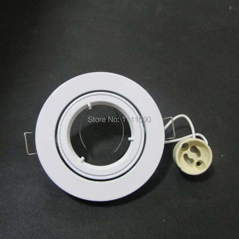 

Recessed LED Ceiling lamps holder GU10/MR16 Embeded led spot lights fixture/ fittings gimbal kits ceiling spot light Lamp Bases