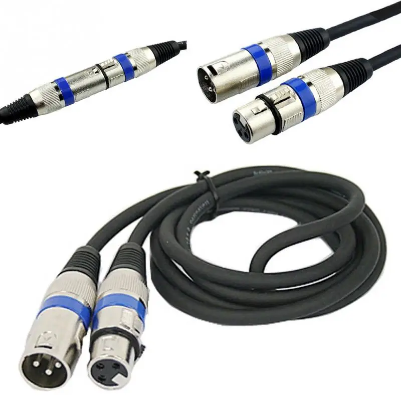 5FT XLR 3 Pin High Quality Microphone Male to Female Mic Audio Shielded