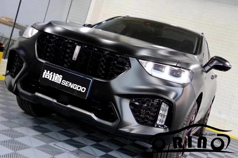Pearl Metallic Black Vinyl Wrap-1