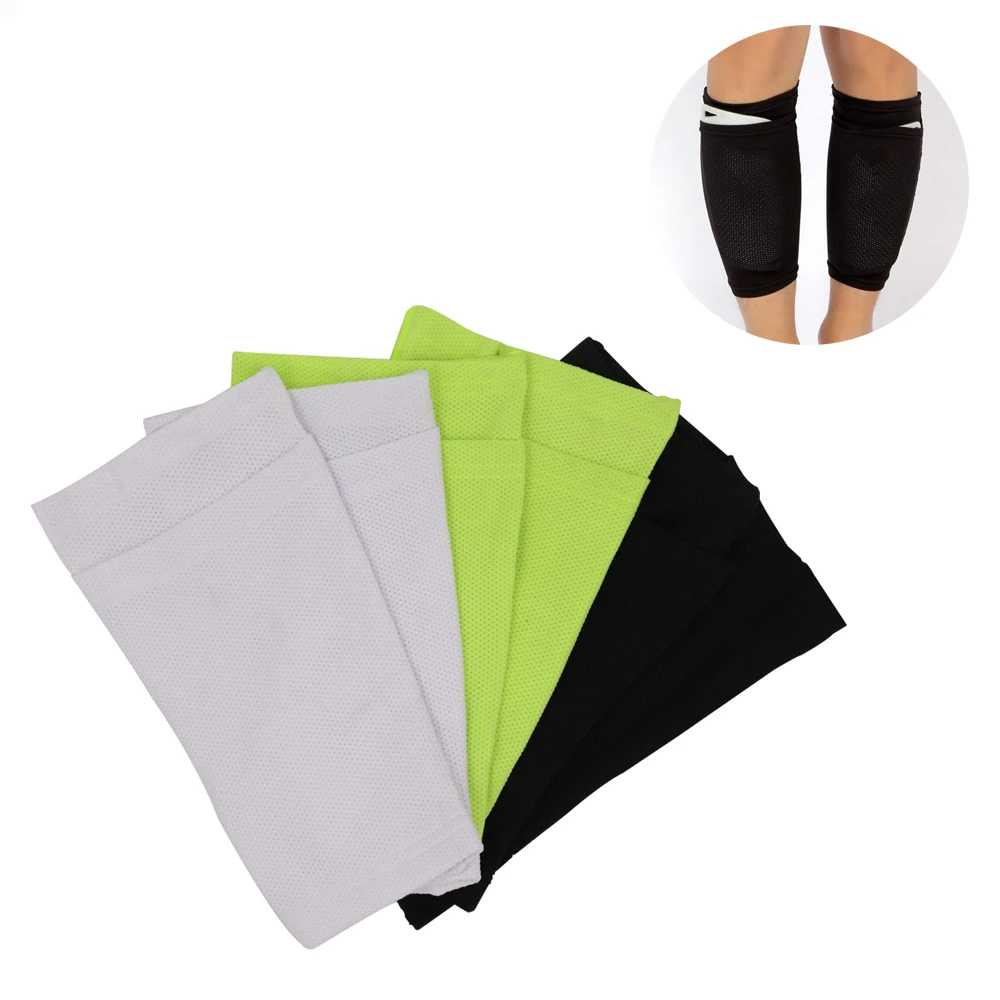 

1 Pair Soccer Football Shin Guards Pad Protective Socks Running Leg Sleeves Adult Calf Support With Pads Pocket Shin Pads Guard