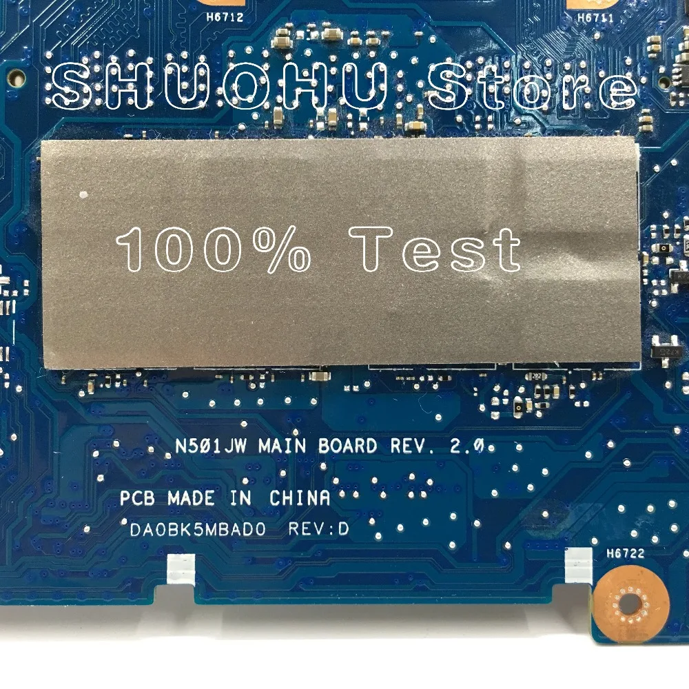  KEFU For ASUS UX501J UX501JW N501J G501J N501JW G501JW FX60J I7-4720HQ laptop motherboard tested 10